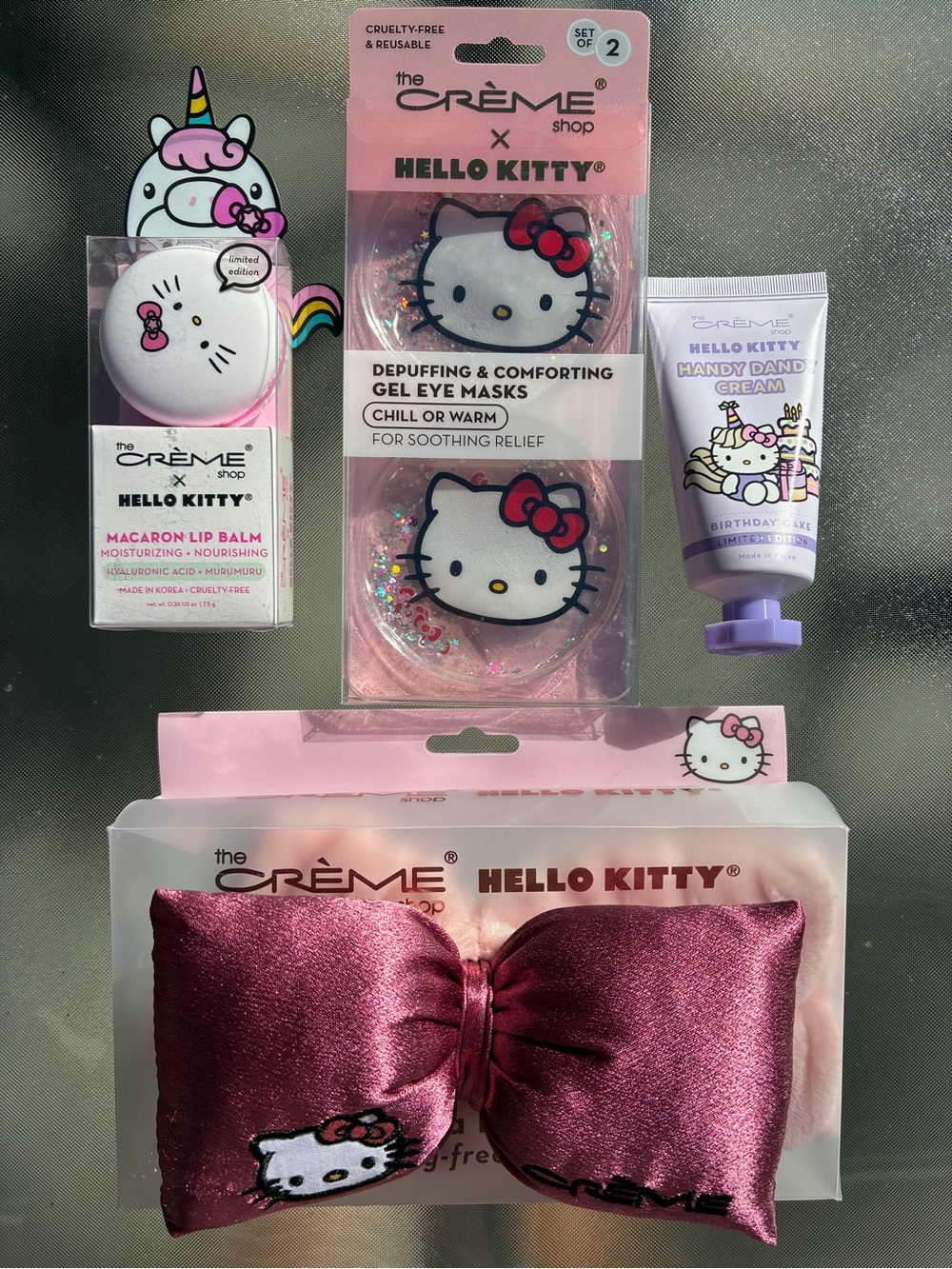 The Crème Shop x Hello Kitty Beauty & Self-Care Bundle – 4 Piece Set